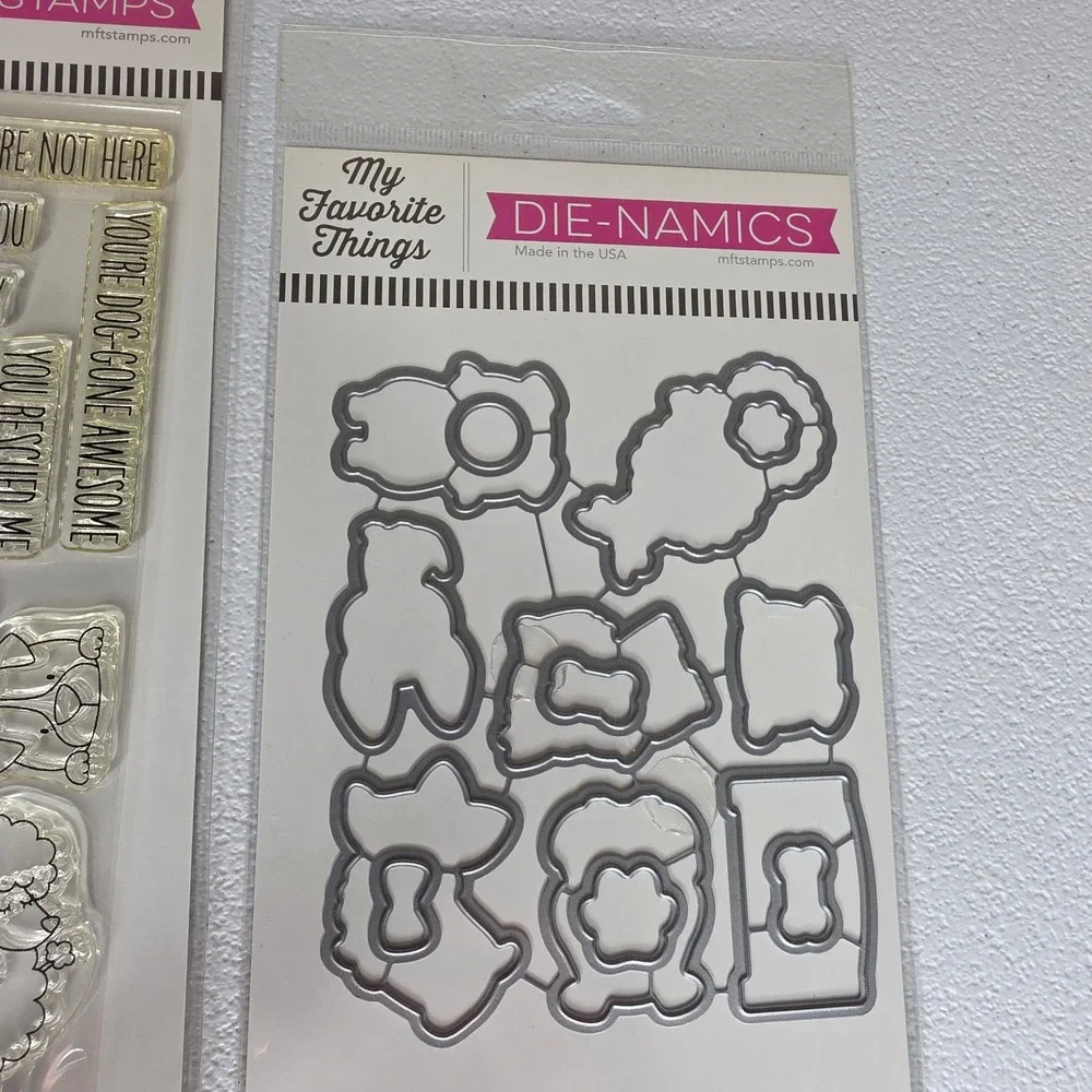 NEW My Favorite Things Lucky Dog Stamp Die Set BB-32 MFT-880